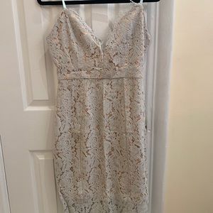 Vici Collection Desra Lace Midi Dress